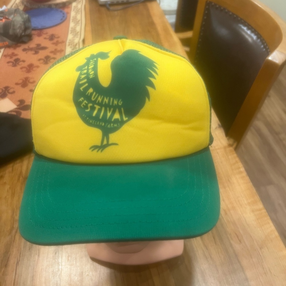 Yellow and Green Festival Cap